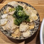 つけ蕎麦 津桜 - 鶏チャーマヨ丼　200円