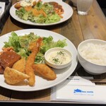 パシオン・エ・ナチュール - 4種のミックスフライランチ