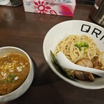 麺屋 オリガミ - 鶏ニボ貝つけめん