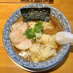 中華そば とみ屋 - 中華そば＋エビワンタン