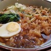 文殊 - 桜海老天うどん。