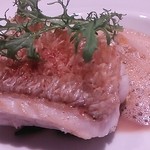 レストラン ラ・フロレゾン・ドゥ・タケウチ - 2014年1月 甘鯛のうろこ焼き