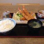 とこよだ - エビフライ定食 1100円