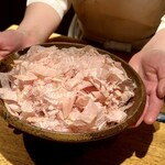 日本料理FUJI - いつもの焼津産の本枯れ節。