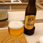 鮨おばな - ヱビスビール小瓶