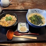 のらや - 親子丼セット1155円かけうどん選択