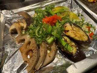 お好み焼き でん - 焼き野菜