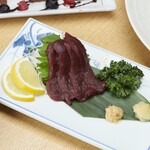 Horse sashimi (red meat)