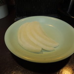 くろいわラーメン - 鹿児島のご飯屋さん定番のお漬物＾＾