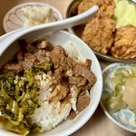 丸虎焼売店 - ルーロー飯定食