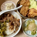 丸虎焼売店 - ルーロー飯定食　600円