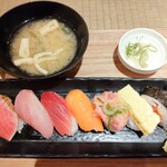 黒門マグロのエン時 - 寿司定食