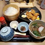 おひつごはん四六時中 - 鶏の唐揚げ定食･Aセット（880円）