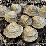 かき焼き ヌマタ - ハマグリ３皿