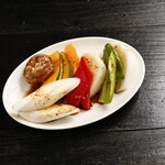 Assorted grilled vegetables