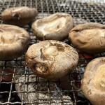 かき焼き ヌマタ - シイタケ２皿