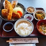 Tenshouchi Resutohausu - 三陸フライ定食 1,600円(期間限定)