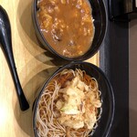 小諸そば - カレー丼セット　かき揚げトッピング