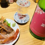 Motsuyaki Koedo - 赤海老・あら玉（花見酒）