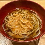 日本橋 蕎ノ字 - 桜えびかき揚げ