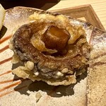 日本橋 蕎ノ字 - 玉取り茸　蕎麦の返し