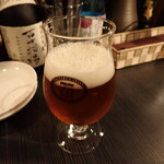 ルフュージュ - 瓶ビール　オリオン　75クラフトラガー￥600（ちょっと飲んだ後）