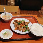 你好 - 鶏肉の辛子炒め定食 850円(税込)
