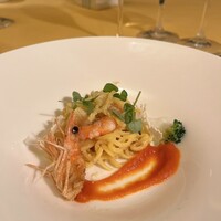 クイーン・アリス 横浜店 - 天使の海老のポワレと熊本天草産 生からすみのパスタと共に