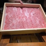 Kiguramachisambo - 肉鍋の肉。