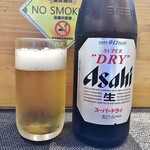 家庭料理花みち - アサヒスーパードライ中瓶