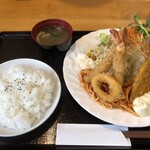 ローズマリー - 魚エビフライ定食　1000円