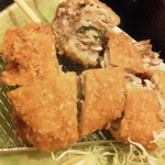 魚活撰豚 とんかつ 二代目 星将 - ジューシーかつ定食　梅しそ　１８００円