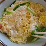 天とじうどんミニ450円