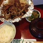 大松 - ランチ 豚網定食 800円