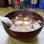 急行食堂 - 料理写真:鳥もつラーメン