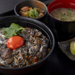 Satsuma black Oyako-don (Chicken and egg bowl)