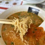 大とんてき らーめん 中村家 - 麺によく絡みます！！