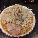 Masuda ya - 味噌らーめん・もやしトッピング（白胡麻いっぱい）