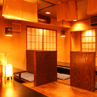 We are proud of our Japanese-style space where you can relax and relax ◆We have a wide variety of seating options to accommodate a variety of occasions.