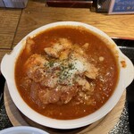 ピザ スタンド チギチギ - トマト煮込みアップ