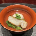 Nara Nikon - 白甘鯛炭火焼き,胡麻豆腐,菜の花