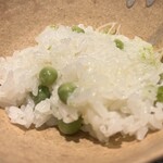 奈良 而今 - うすい豆ご飯