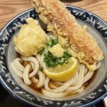 難波千日前 釜たけうどん - ちく玉天ぶっかけ