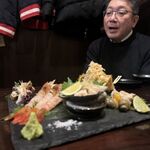 鳥王 - 驚く先生