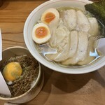 別邸 三く 中華き蕎麦 萃 - 