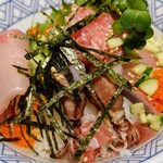 Rakuya - 令和6年4月 ランチタイム(11:00〜14:00)
      海鮮丼(みそ汁付) 税込900円