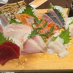 地酒と道産食材 一笑 - 刺し盛り