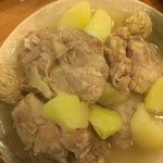 麺哲支店 麺野郎 - おまかせおつまみ-アイスバイン(2014/2)