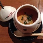 魚菜 由良 - 白子の茶碗蒸し