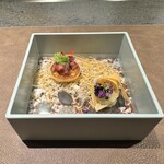 恵比寿 鉄板焼き Sublime - おっ！小さい庭が出現